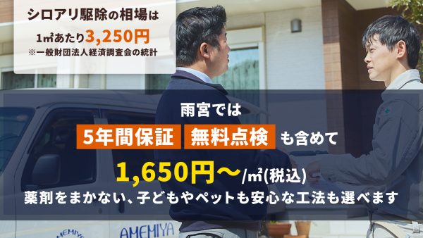 シロアリ駆除は自分でできる？プロの駆除費用の相場は？料金が安すぎるとリスクが高まる理由