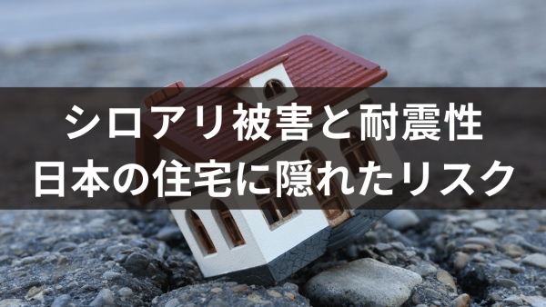 シロアリ被害と耐震性：日本の住宅に潜む隠れたリスク