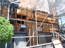 シロアリ被害部の修繕