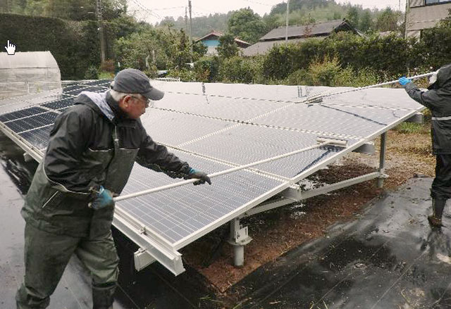 太陽光パネル洗浄